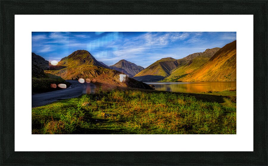 Conquer the Heights of Scafell Pike: A Breathtaking High-Resolution Image of Englands Highest Mountain Picture Frame print