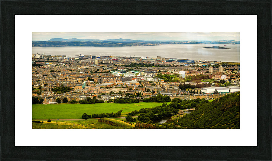 Edinburgh Unveiled: A Breathtaking View from Arthurs Seat Picture Frame print