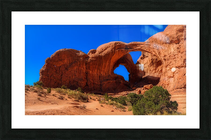 Sublime Marvel: Double Arch Majesty in Arches National Park Picture Frame print