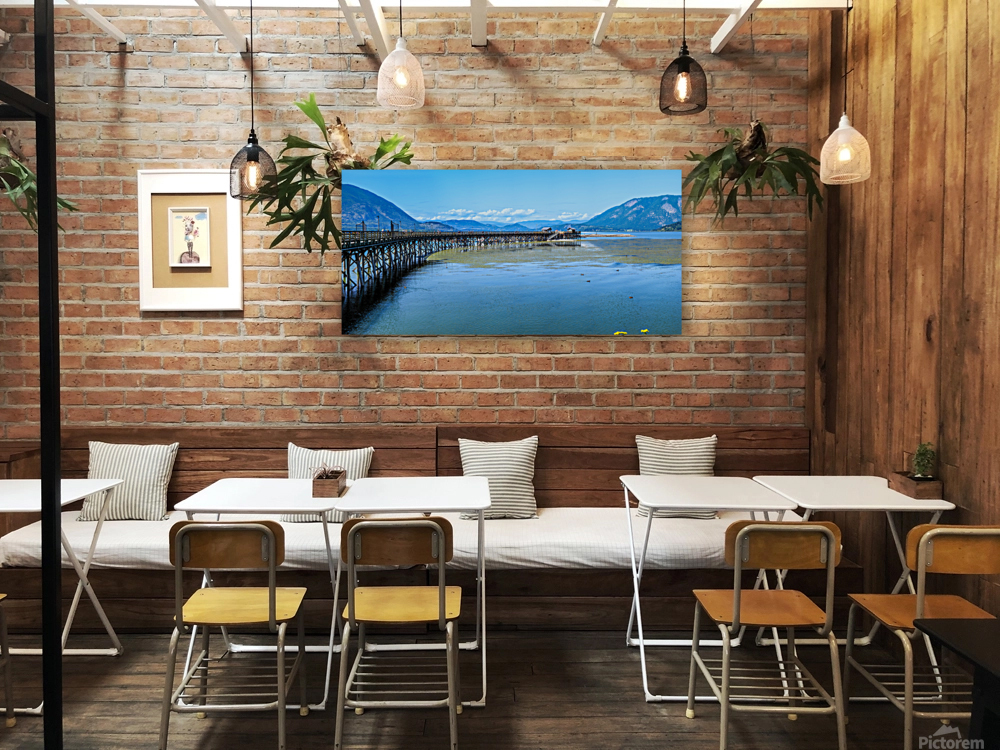 Tranquility at Salmon Arm Pier Reproduction