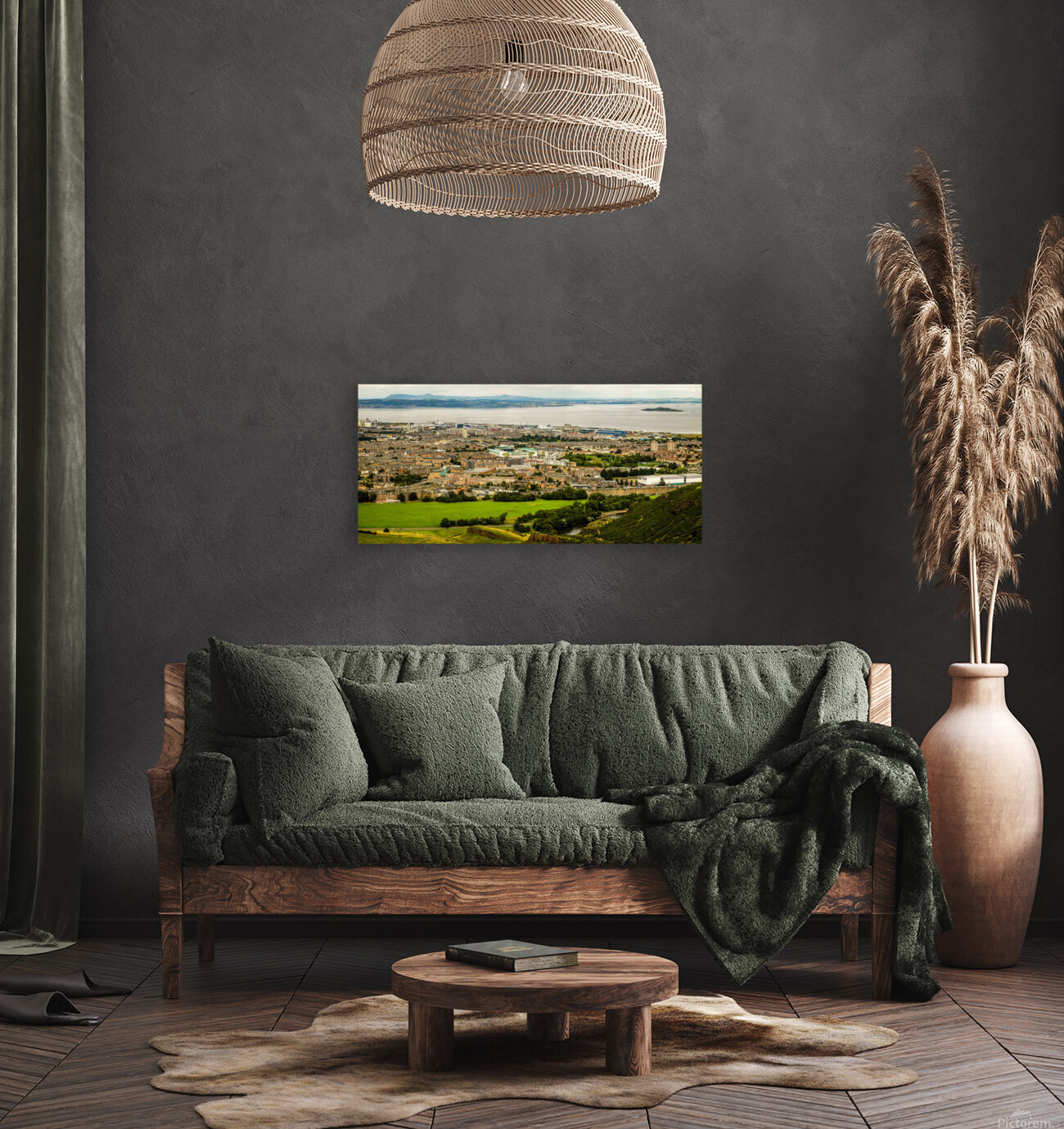 Edinburgh Unveiled: A Breathtaking View from Arthurs Seat Reproduction