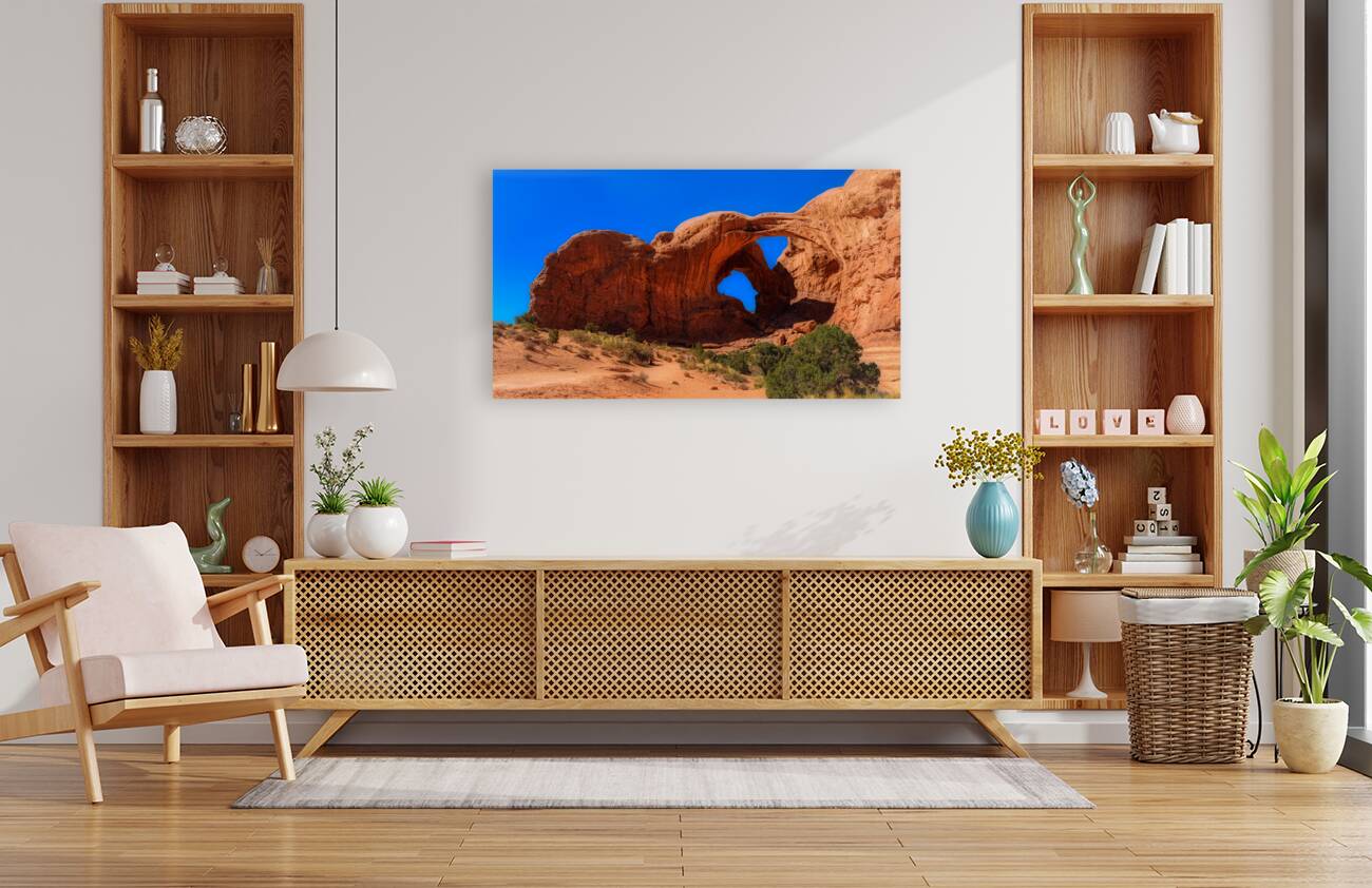 Sublime Marvel: Double Arch Majesty in Arches National Park Reproduction