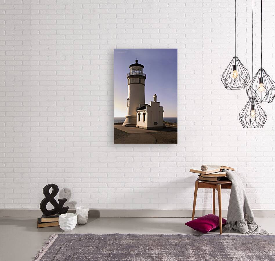 Luminous Sentinel: North Head Lighthouse at Cape Disappointment Reproduction