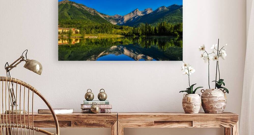Capturing Maidens Serenity: A Breathtaking Shot of Fernies Majestic Mountains and Tranquil Maiden Lake by Big Picture Diaries