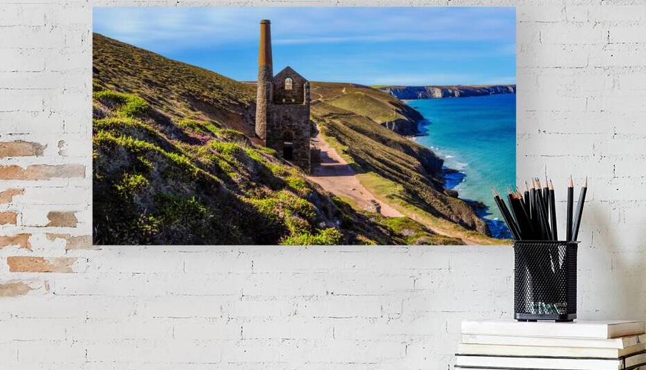 Captivating Cornwall: Wheal Coates Pumping Engine House by the Blue Sea by Big Picture Diaries