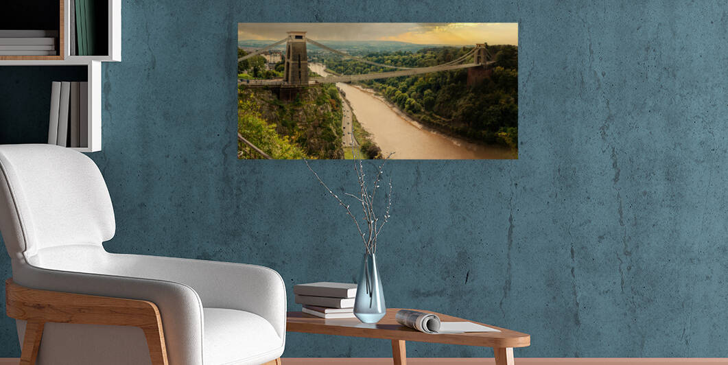 Bridge of Light: A Stunning View of the Clifton Suspension Bridge by Big Picture Diaries