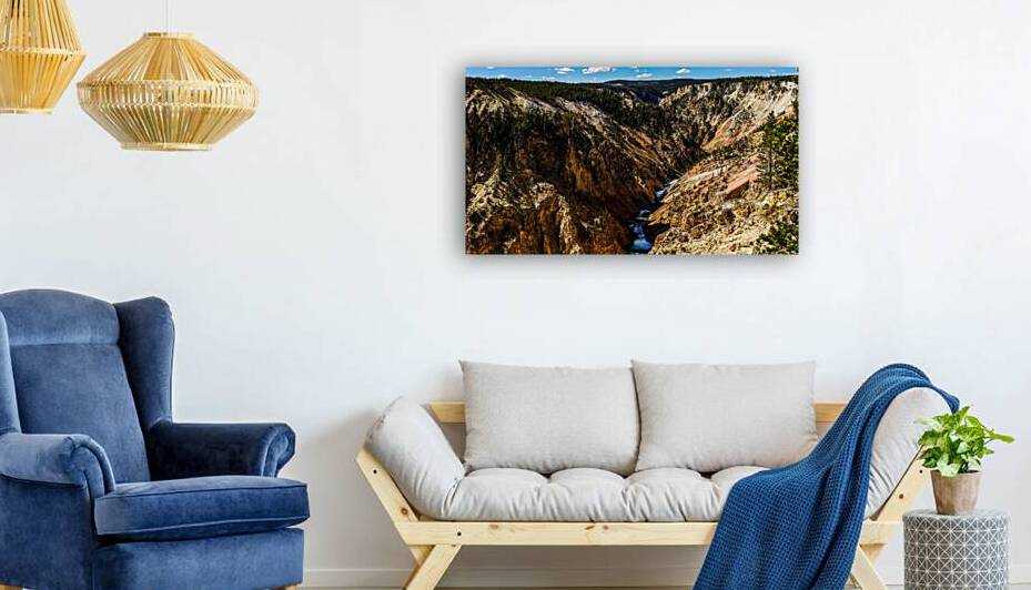 Captivating Contrasts: Inspiration Point at the Grand Canyon of Yellowstone by Big Picture Diaries