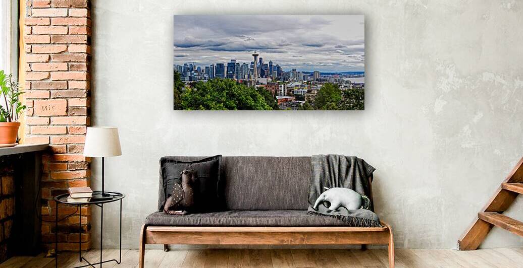Majestic Megaliths: The Skyline Symphony of Seattle by Big Picture Diaries