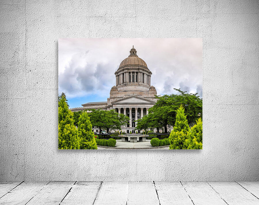Capturing the Capitol: A High-Resolution View of Washington States Legislative Building Wall Preview