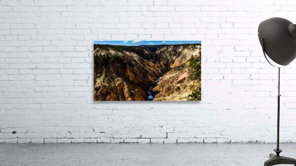 Captivating Contrasts: Inspiration Point at the Grand Canyon of Yellowstone Wall Preview
