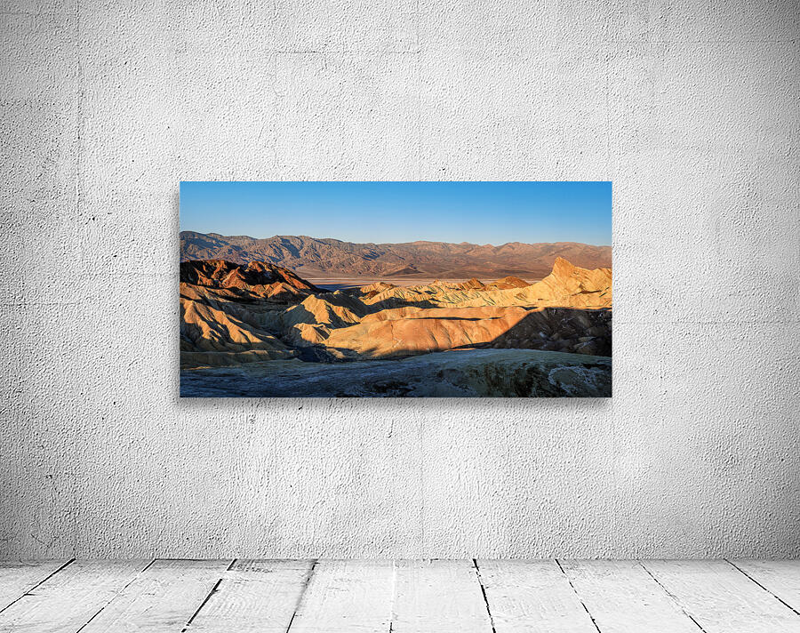 A Golden Spectacle: Zabriskie Point Sunrise Wall Preview