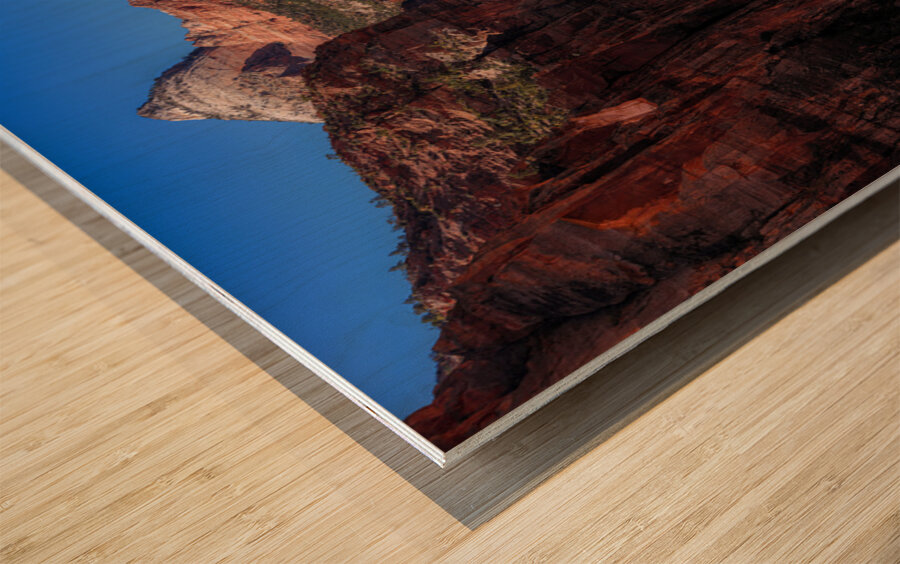 Zenith of Zion: Pine Creek Canyon Overlook Wood print