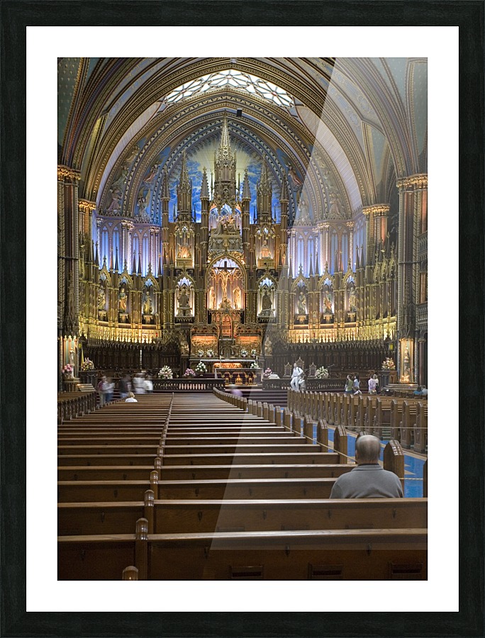 Notre Dame Picture Frame print