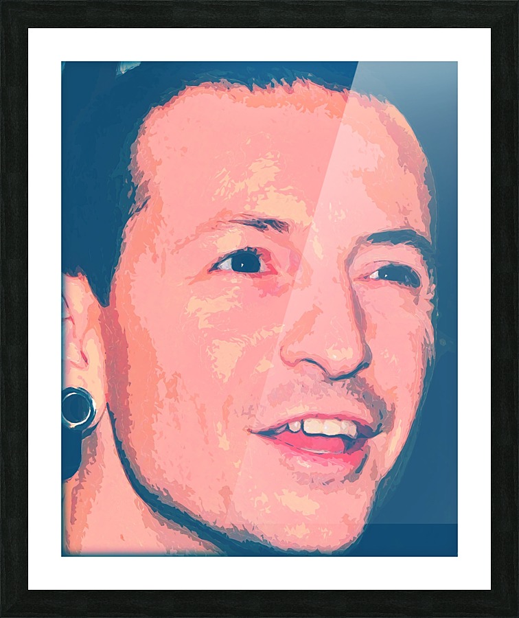 Chester Charles Bennington Picture Frame print