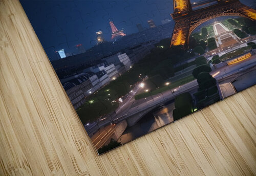  Eiffel Tower full moon  Artk store puzzle
