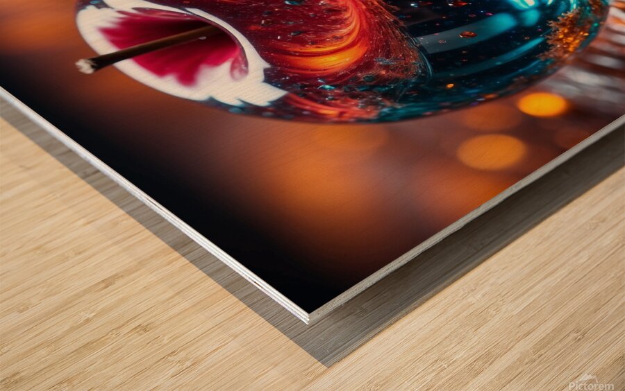 Apple Art Wood print