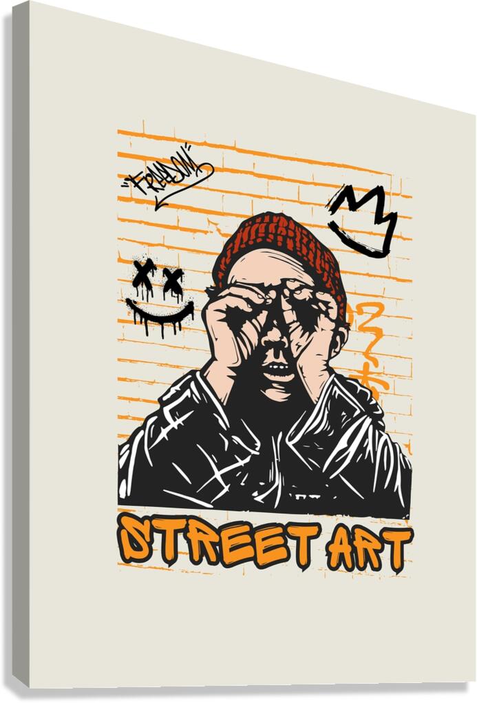 Street Art  Canvas Print