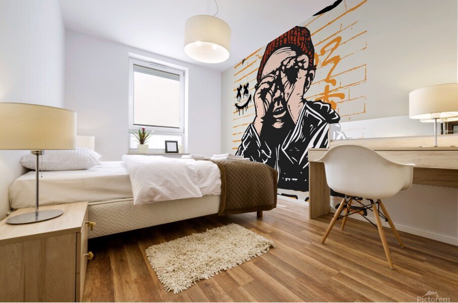 Street Art  Mural print
