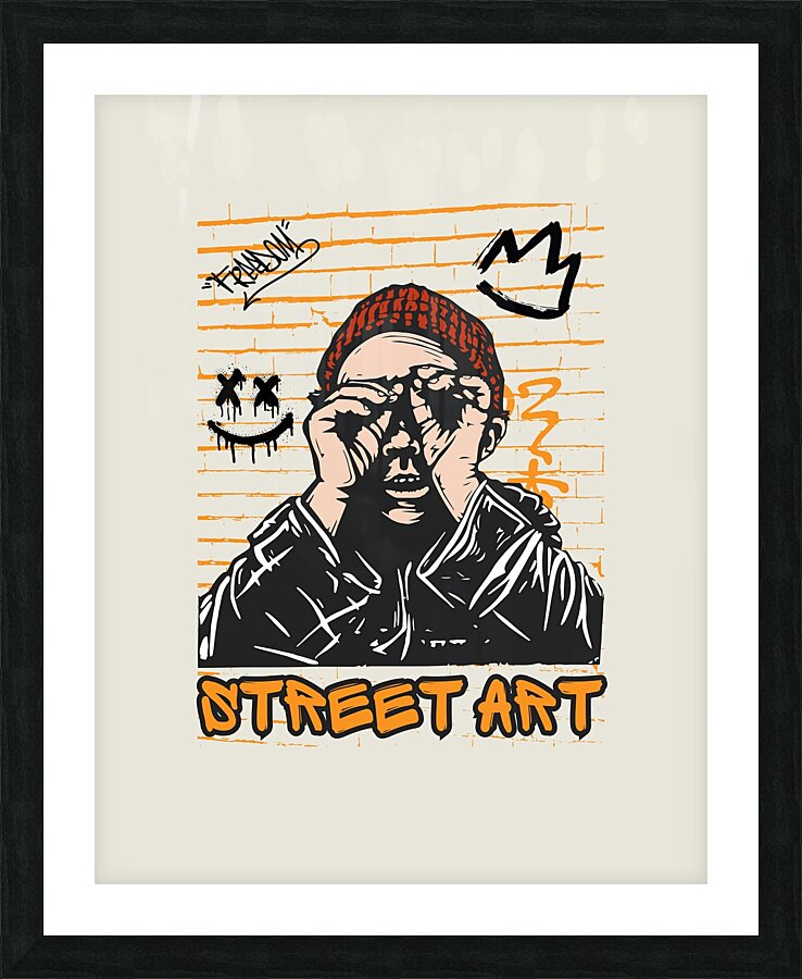 Street Art  Picture Frame print