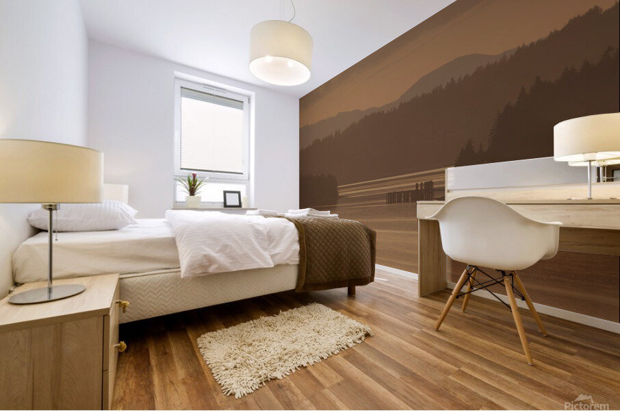 Chambers Bay Sunset Mural print