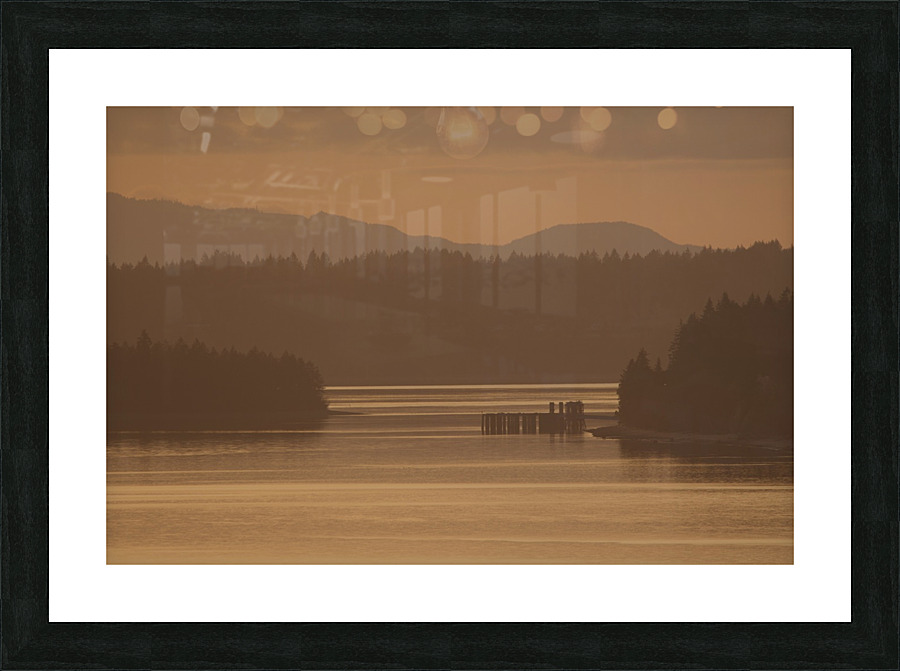 Chambers Bay Sunset Picture Frame print