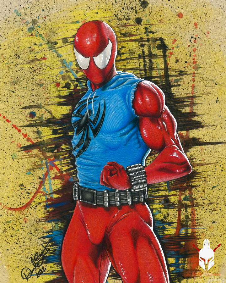 Scarlet Spider by Your Artist Warrior Dani Bastos Wall Art