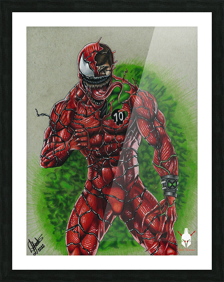 Carnage Ben 10 Mash-up Picture Frame print