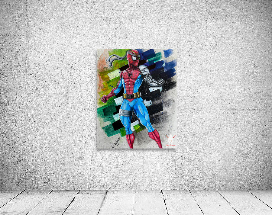 Cyborg Spider-man Wall Preview