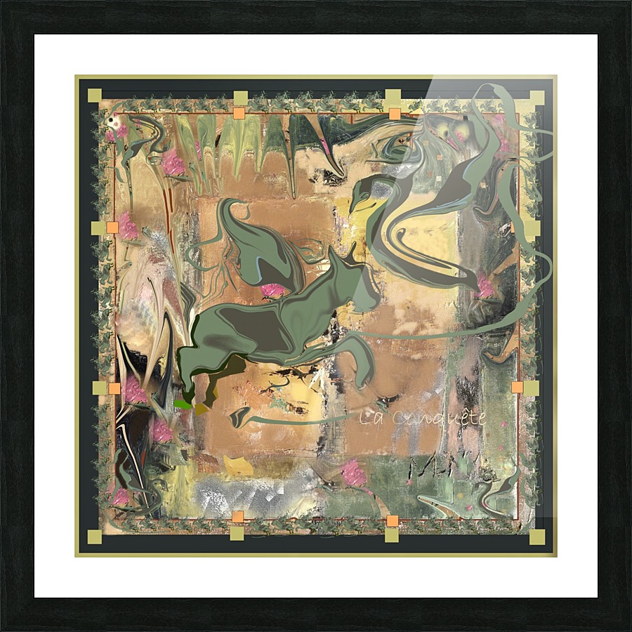 Silky self conquest Picture Frame print