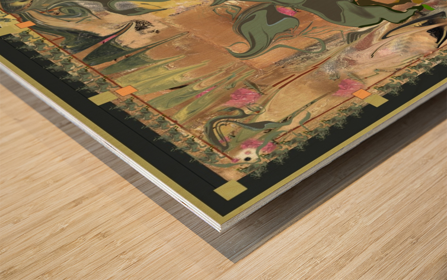 Silky self conquest Wood print