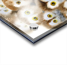 Watercolor owlets Acrylic print