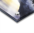 Sunset in the mountains Acrylic print