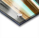 Turquoise watercolor landscape 4 Acrylic print