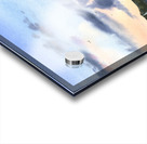 Sea and pink clouds Acrylic print