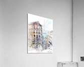 Parisian streets Acrylic Print