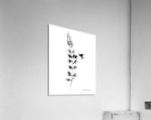 Flower and bumblebee Acrylic Print
