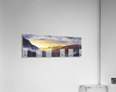 Sunset in the mountains Acrylic Print