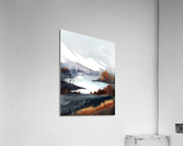 Fall mountain river 1 Acrylic Print