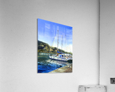Moored yachts 1 Acrylic Print