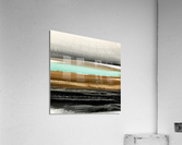 Turquoise watercolor landscape 3 Acrylic Print