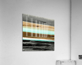 Turquoise watercolor landscape 4 Acrylic Print