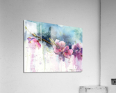 Blooming peach flower Acrylic Print