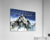 Watercolor mountains 2 Acrylic Print