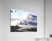 Field and river Acrylic Print