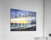 Sunset on the coast Acrylic Print