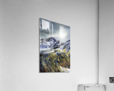 Gloomy mountains Acrylic Print