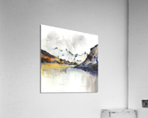 Mountain Lake 1 square Acrylic Print