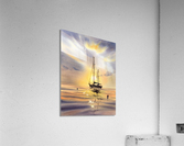 Yacht sunset Acrylic Print