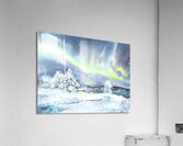 Aurora Borealis Winter Acrylic Print