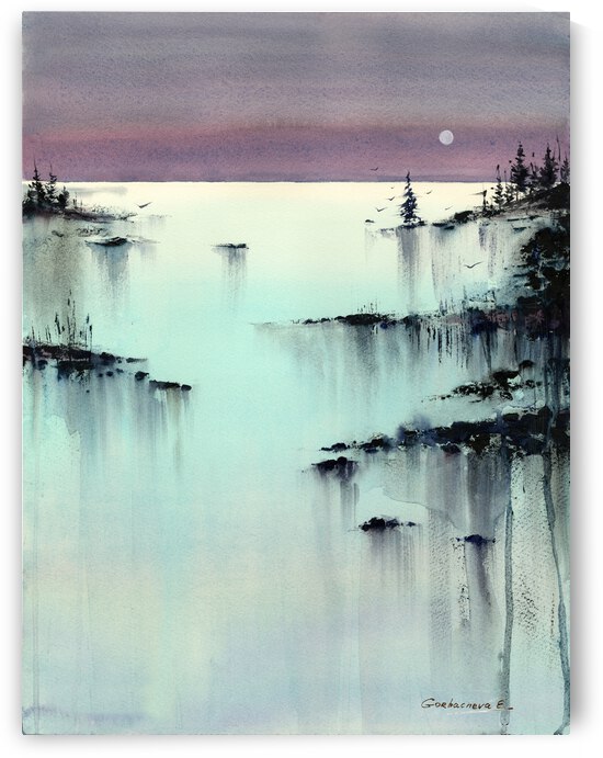 Evening turquoise 3 by Eugenia Gorbacheva